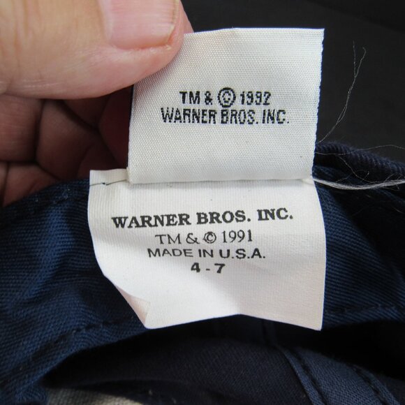 ACME Kids 1992 Warner Bros Taz, Tweety, Bugs and Sylvester Snapback Cap Hat - Picture 9 of 9